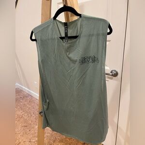 Green Sleeveless Top